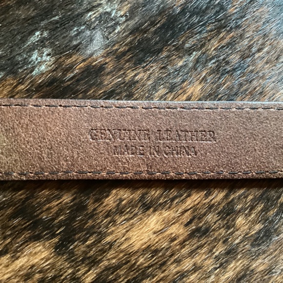 Beautiful Arabian Horse Head Buckle Leather Belt - Picture 5 of 10